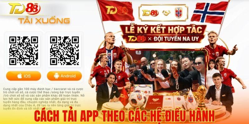 Cách cài app TD88 trên các hệ điều hành phổ biến