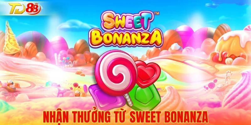 Nhận thưởng từ Sweet Bonanza